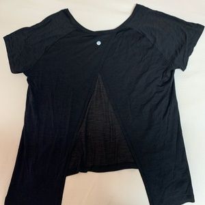 Lululemon Open Back Tie Tee